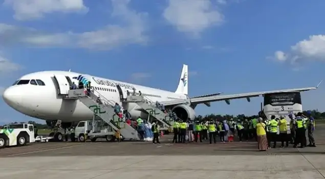 Garuda Indonesia merupakan salah satu maskapai nasional yang akan mengangkut calon jemaah haji menuju tanah suci Mekkah dan Madinah. (Foto: Garuda Indonesia)