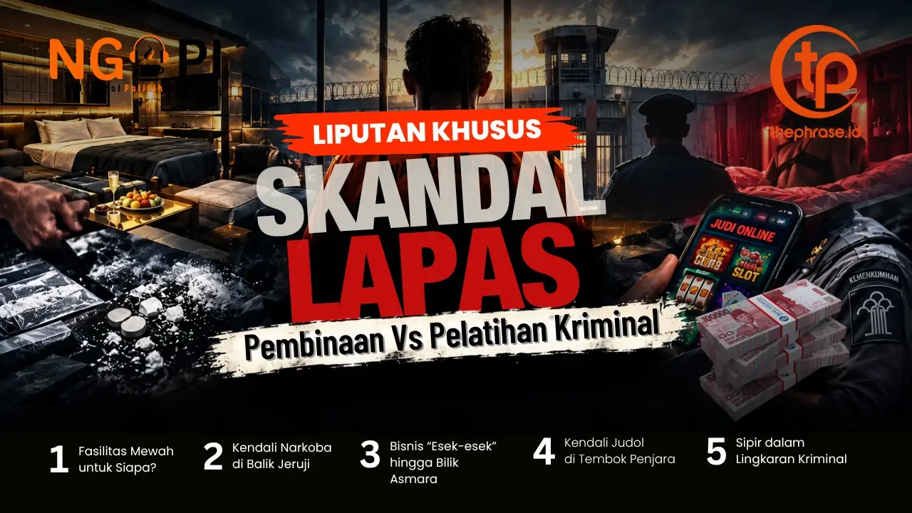 Ilustrasi skandal lapas. Foto: Dok.ThePhrase.id