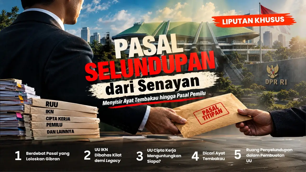 Lipsus Pasal Selundupan: Berdebat Pasal yang Loloskan Gibran