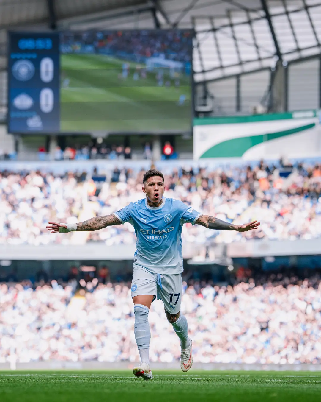 Manchester City menghabiskan sekitar 1,2 miliar poundsterling (Rp28,42 triliun) untuk mendatangkan pemain sepanjang 2009 hingga 2018. Foto X Manchester City.