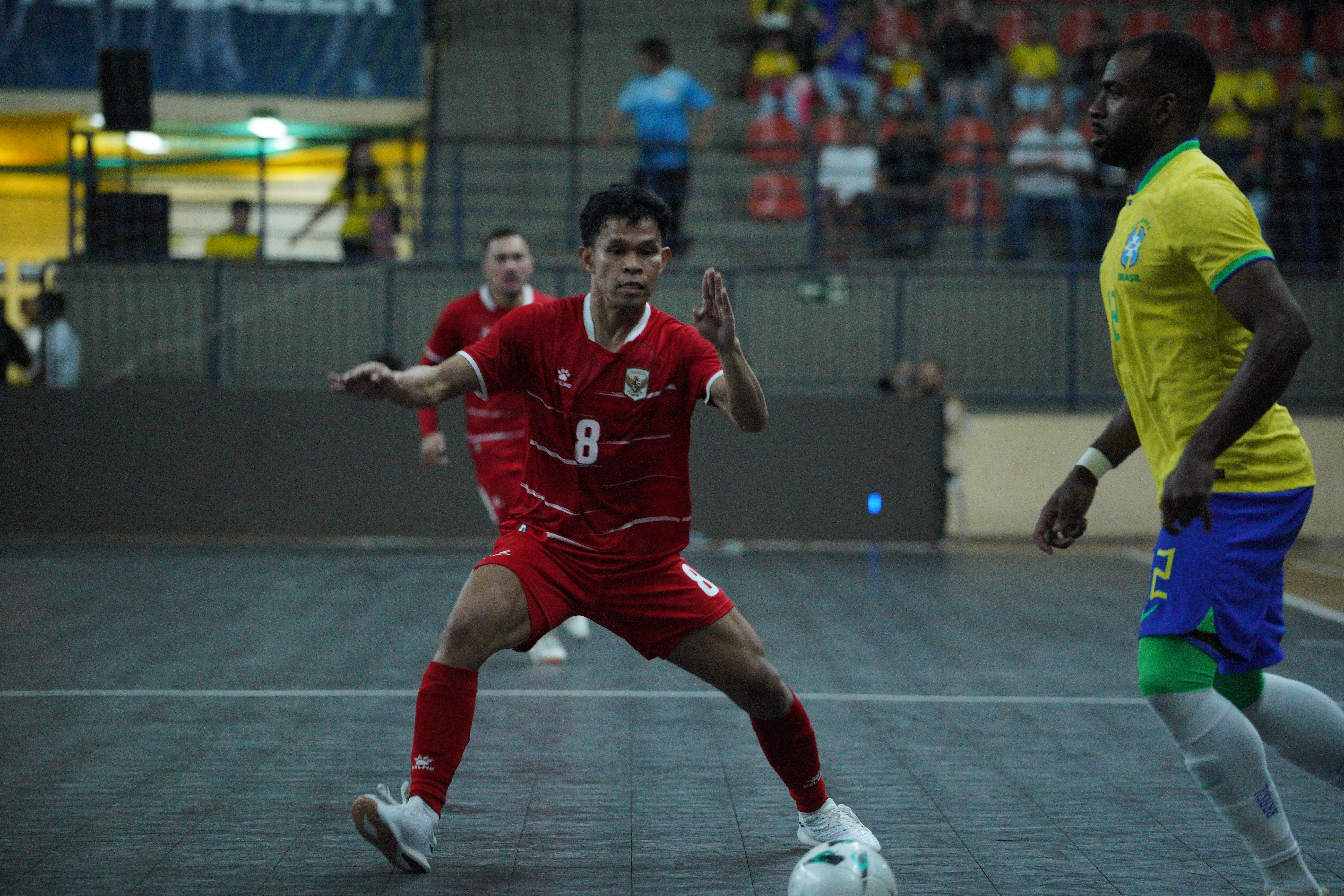Timnas Futsal Indonesia mengawali kiprahnya di Copa das Nacoes de Futsal 2026 dengan hasil kurang memuaskan. Foto FFI.