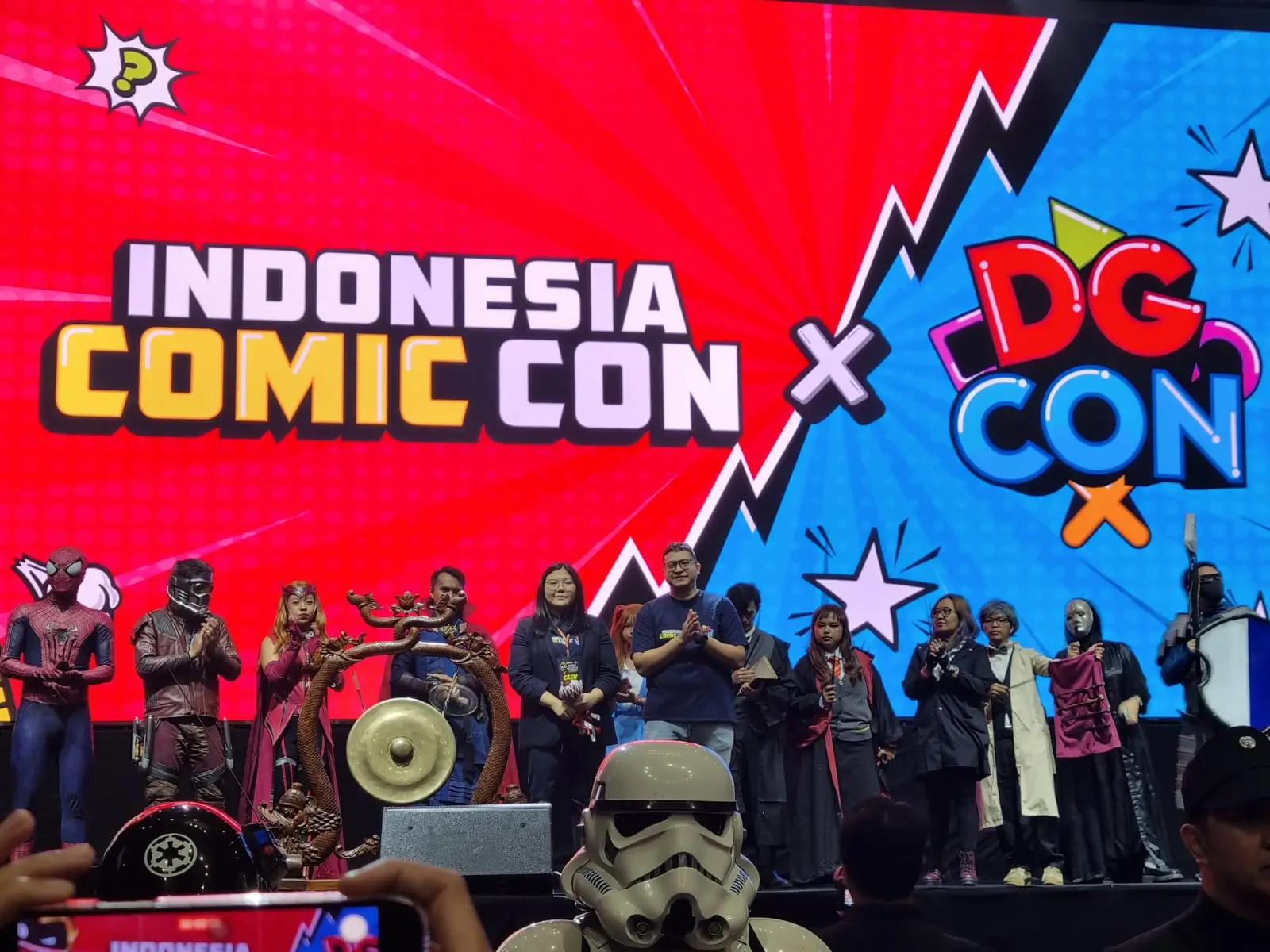 Opening ceremony Indonesia Comic Con x DG Con 2023. (Foto: ThePhrase.id/Syifaa)
