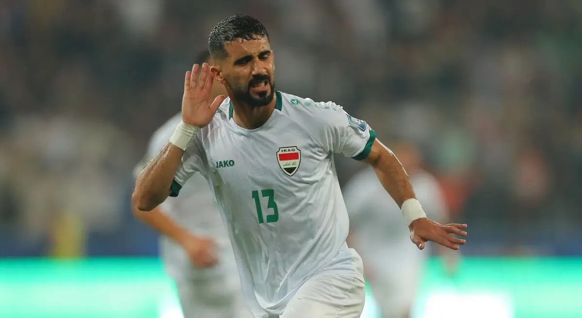 Bashar Resan Bonyan salah seorang pencetak gol Timnas Irak ke gawang Indonesia. Irak dalam laga kualifikasi kemarin menang besar atas Indonesia. (Foto: AFC)