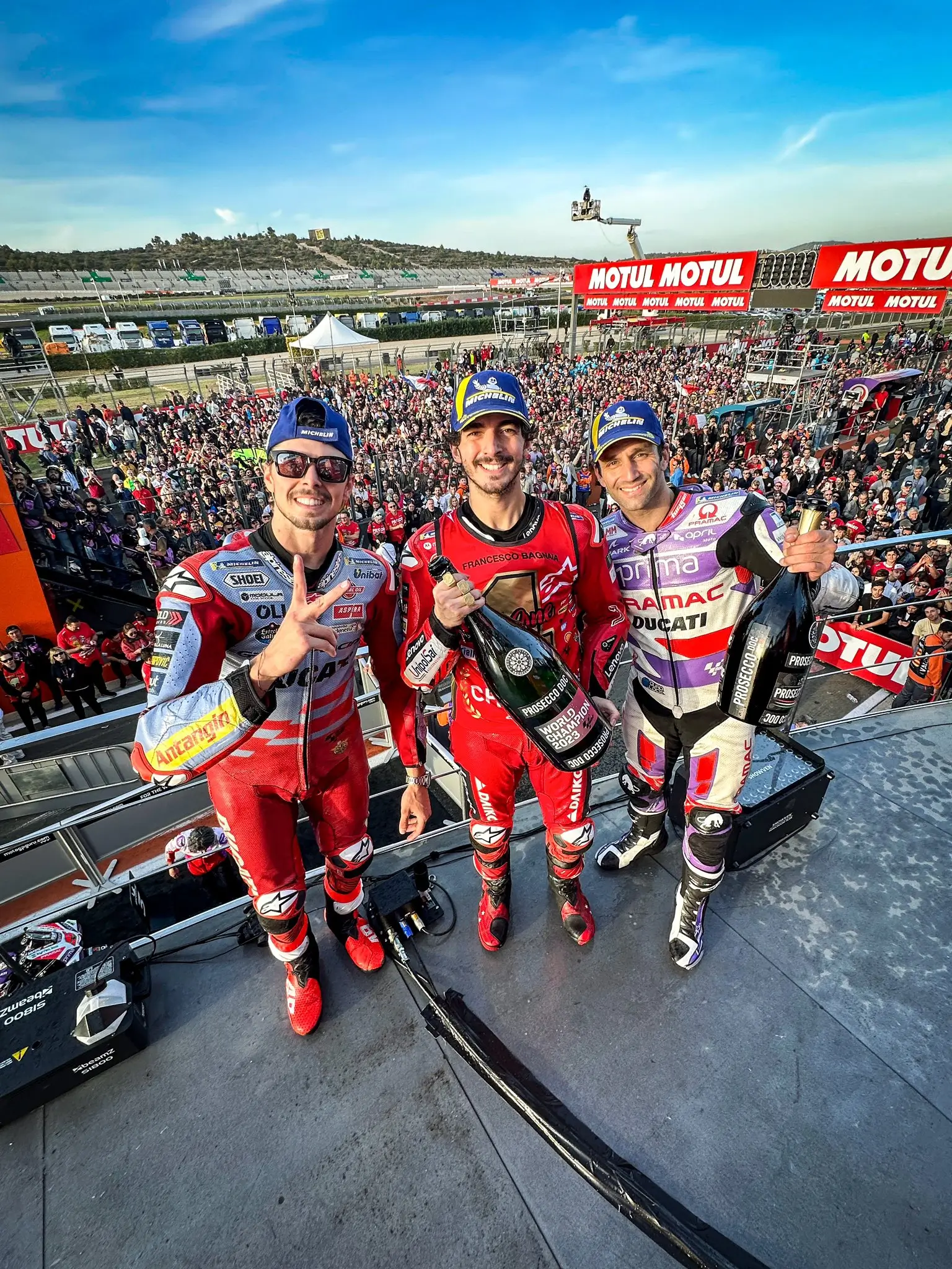 Pecco Bagnaia juara MotoGP 2023. Foto X MotoGP.