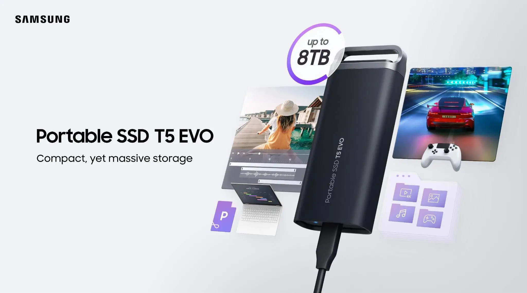 Foto: SSD T5 Evo (dok. Samsung)