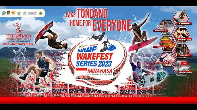 Minahasa Wakefest 2023 Bikin Danau Tondano Makin Mendunia