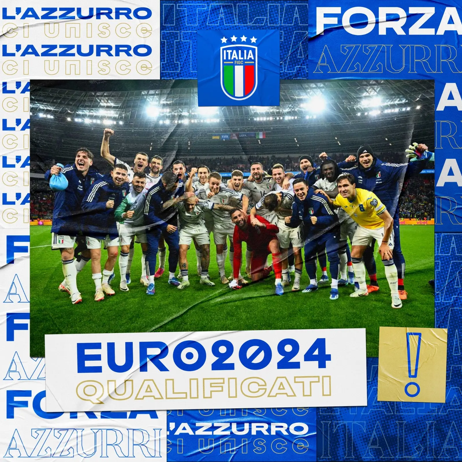 Timnas Italia mengembalikan kehormatan mereka di jagat sepak bola dengan lolos ke Piala Eropa 2024. Terbaru sudah ada 20 tim yang lolos ke Jerman 2024 (Foto: FIGC)