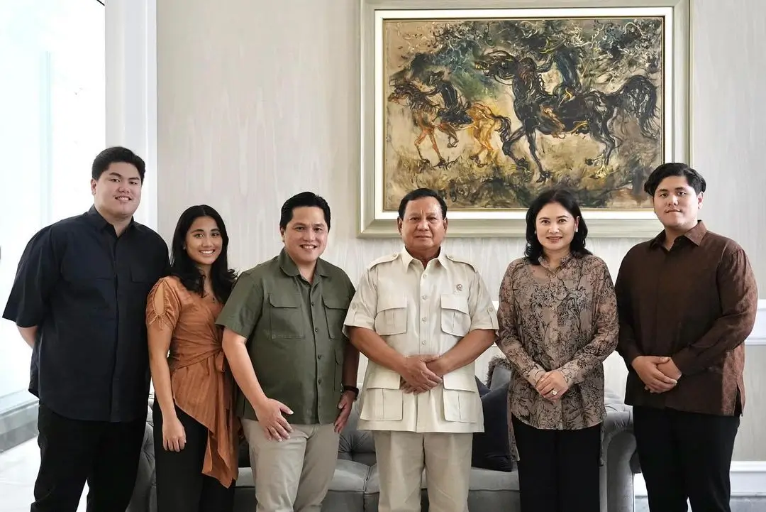 Erick Thohir Sampaikan Dukungan kepada Prabowo Subianto