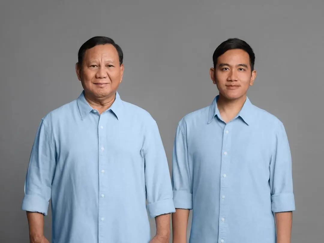 Pasangan capres-cawapres Prabowo Subianto dan Gibran Rakabuming Raka. (Foto: Instagram/prabowo)