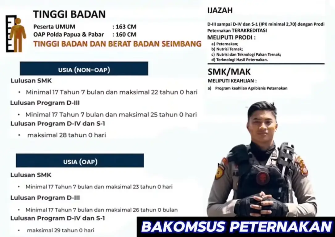 Daftar Jadi Bintara Kompetensi Khusus di Polri  Ini Syaratnya 