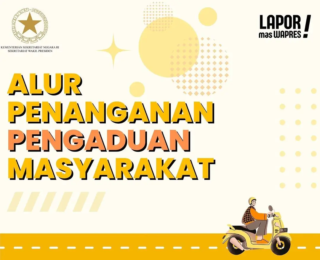 Setwapres terbitkan tata tertib dan alur penanganan “Lapor Mas Wapres”. (Foto: Instagram/setwapres.ri)