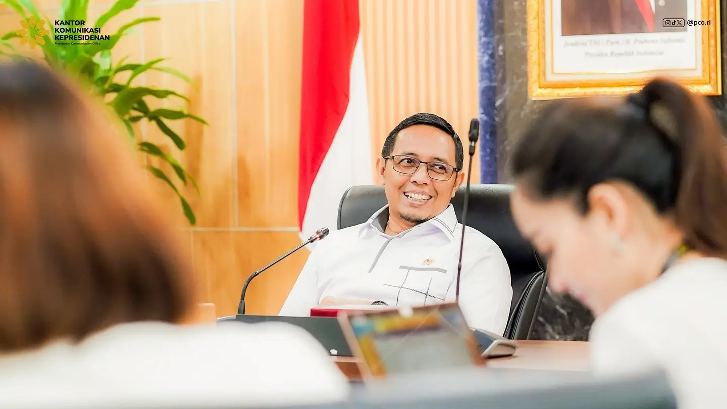 Kepala Kantor Komunikasi Kepresidenan, Hasan Nasbi. (Foto: Instagram/pco.ri) 