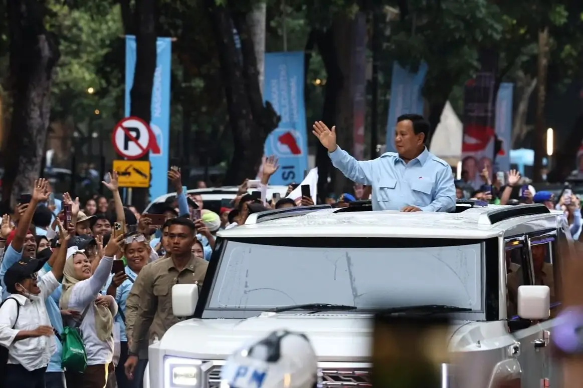 Presiden RI Prabowo Subianto saat hadiri acara deklarasi GSN di Jakarta, Sabtu (2/11/24). (Foto: Instagram/prabowo)