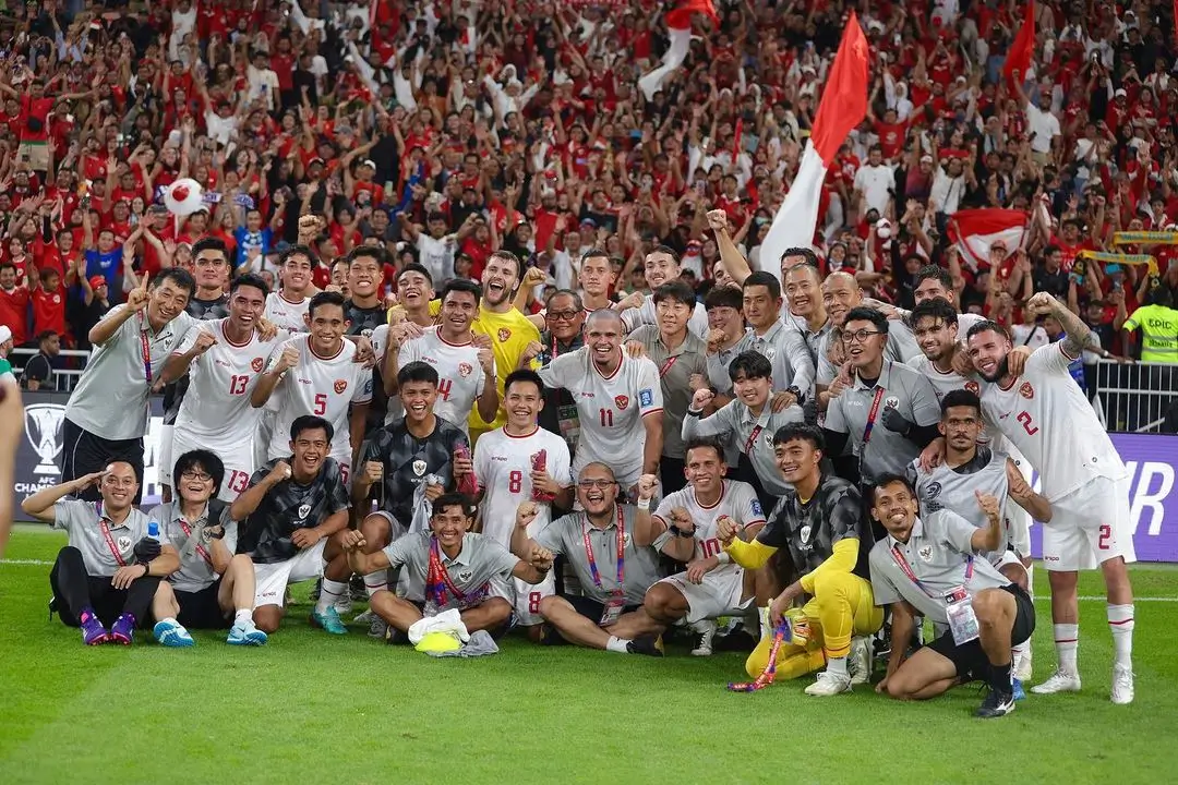 2 ribu warga negara Korea Selatan akan mendukung Timnas Indonesia. Foto: PSSI