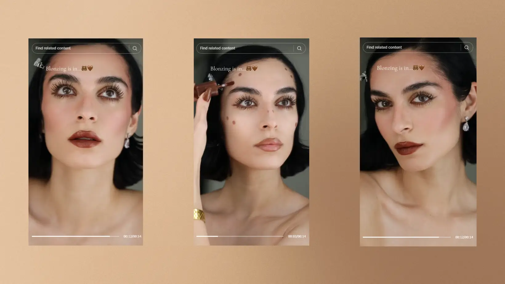 Influencer TikTok @minazibayi yang memberikan tutorial blonzing. (Foto: TikTok/minazibayi)