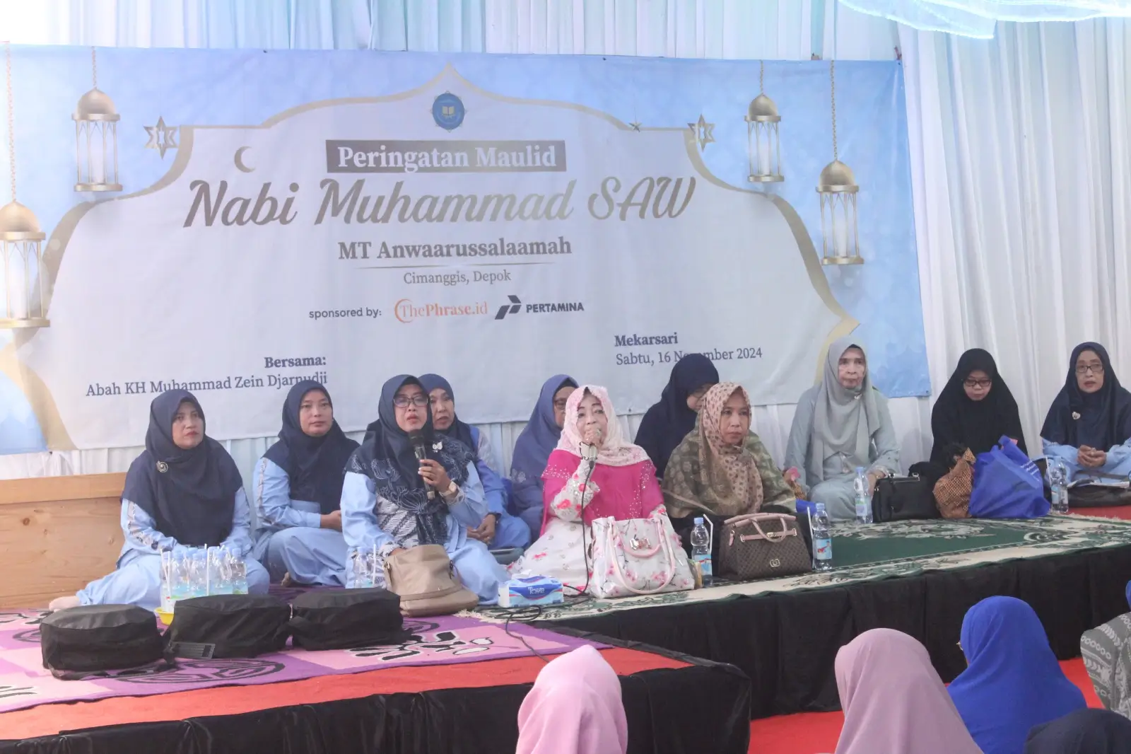 Peringatan Maulid Nabi Muhammad yang diselenggarakan MT Anwaarussalaamah, Cimanggis, Depok. (Foto: Istimewa)
