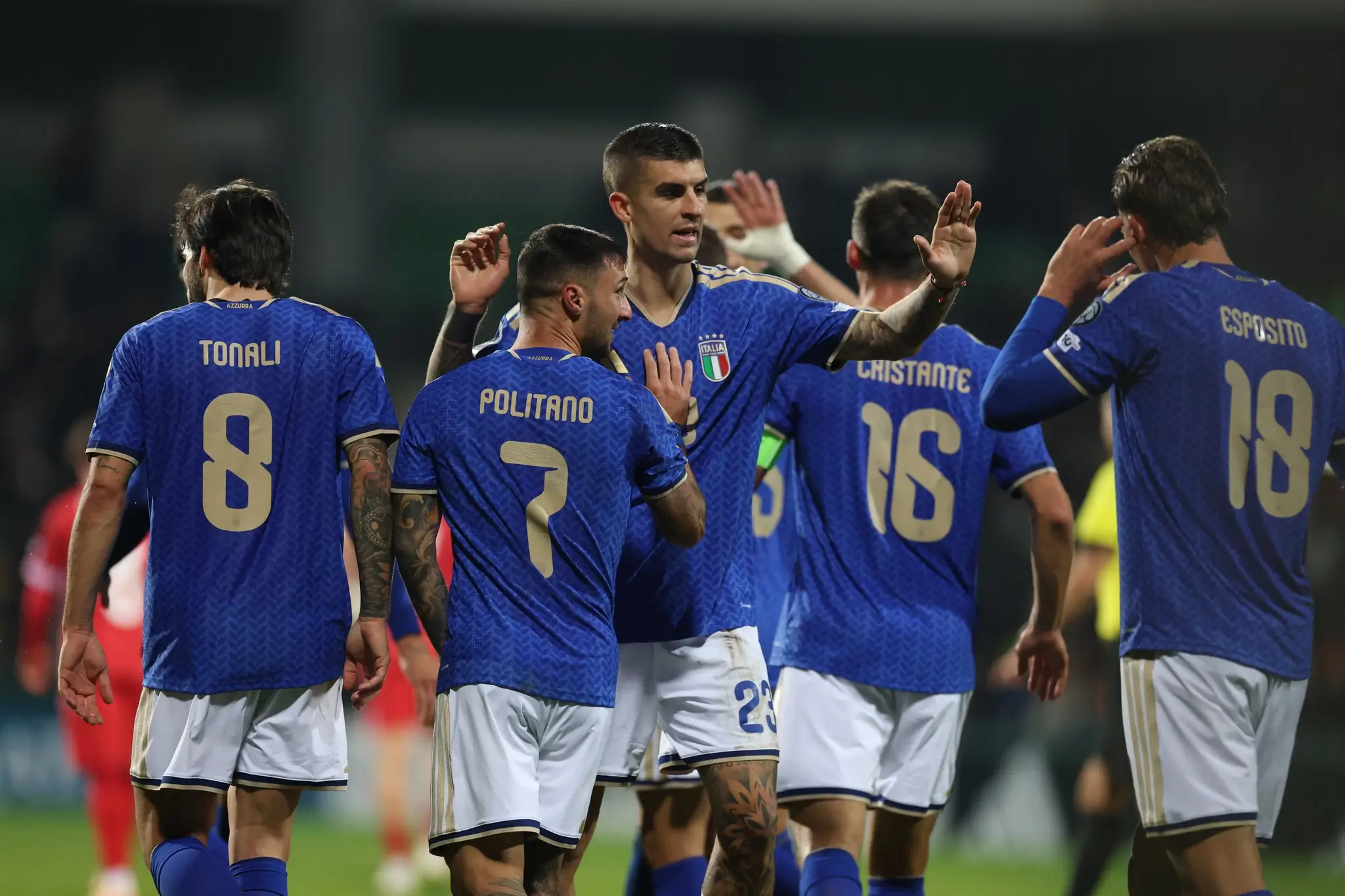 Timnas Italia berada di ujung tanduk dalam babak Kualifikasi Piala Dunia 2026. Foto X Timnas Italia.
