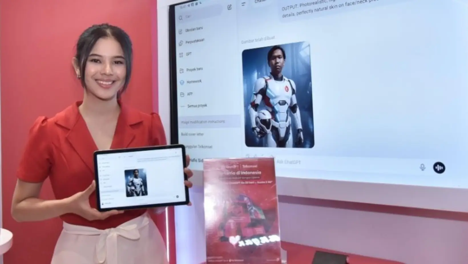 Foto: Telkomsel dan OpenAI Luncurkan Paket Promo Bundling ChatGPT Go (dok. Telkomsel)