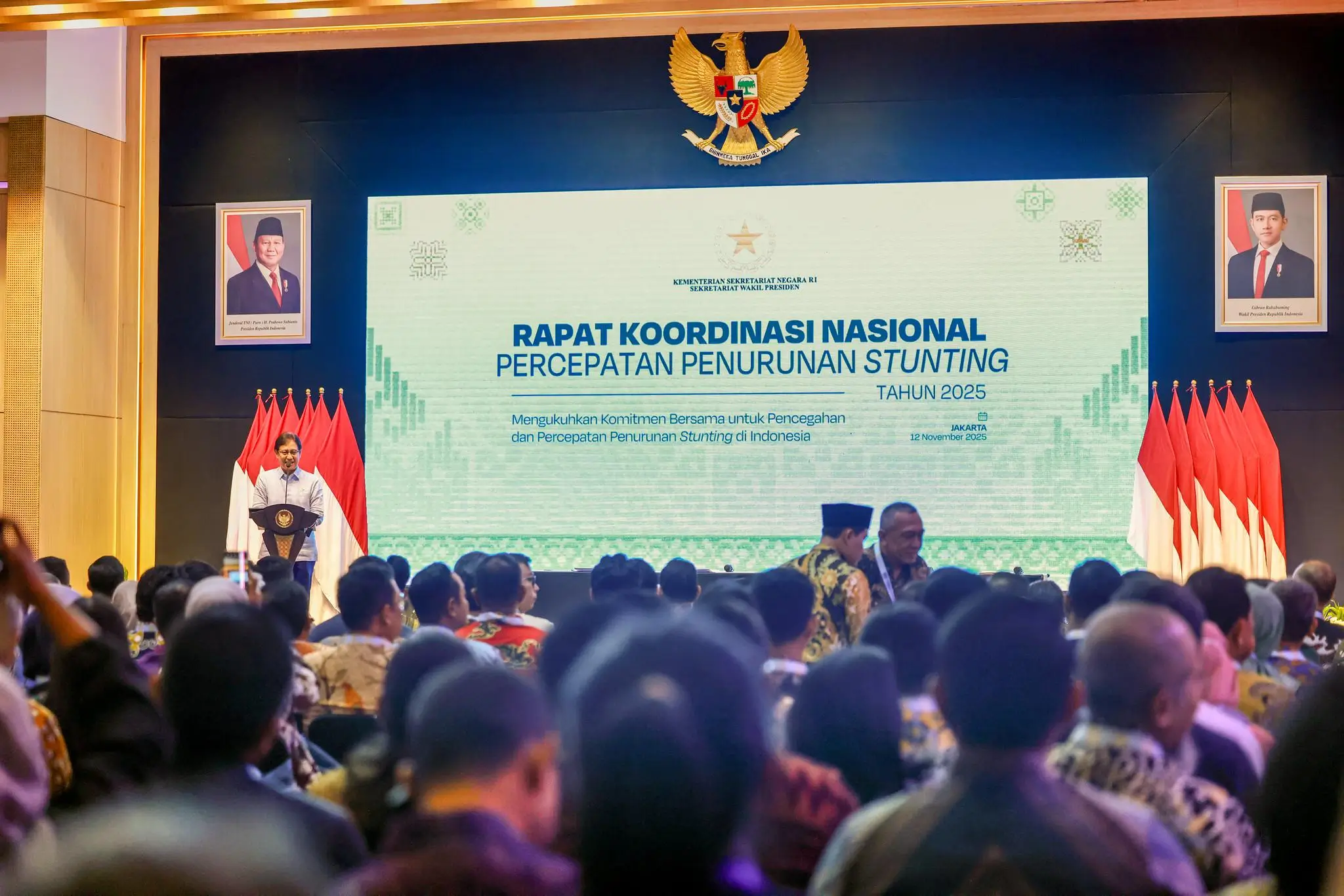 Foto: Rapat Koordinasi Nasional Percepatan Penurunan Stunting 2025 (dok. Kementerian Kesehatan RI)