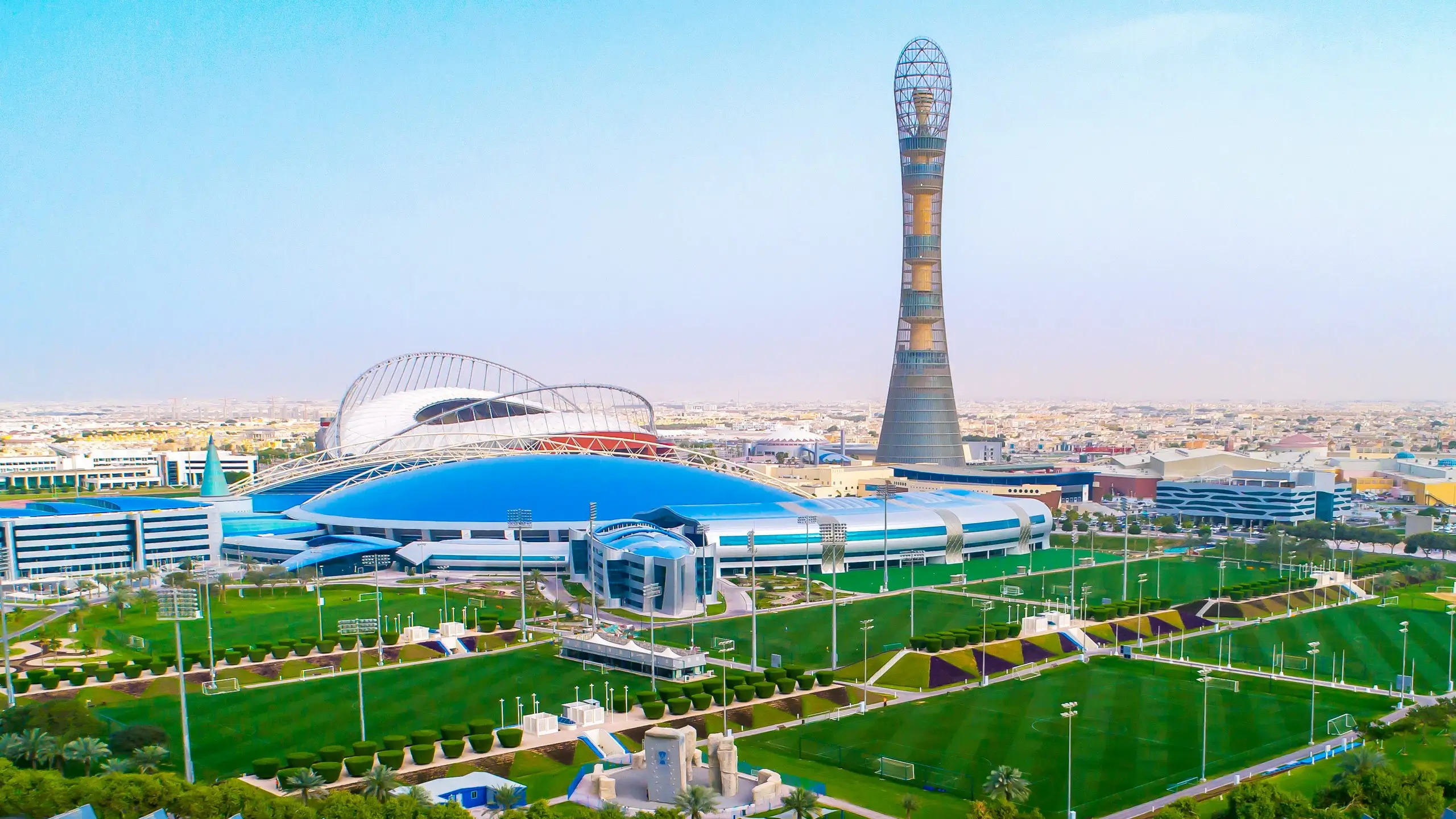 Timnas Indonesia U-17 akan bermain di lapangan latihan Aspire Zone selama Piala Dunia U-17 2025. Foto Aspire Zone.