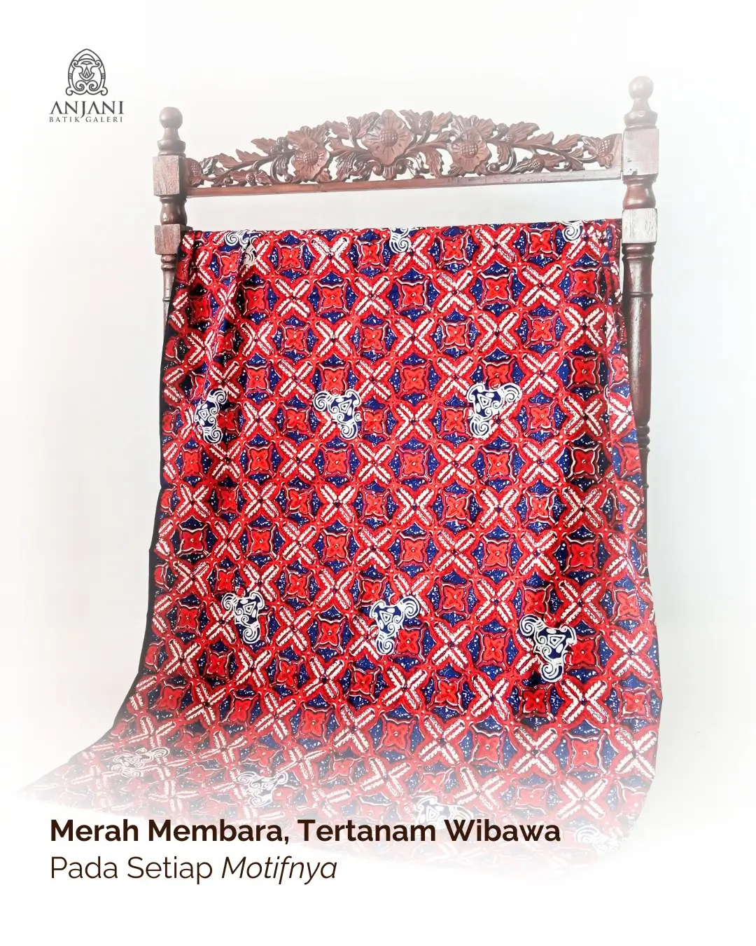Batik bantengan. (Foto: Instagram/anjanibatikgaleri)