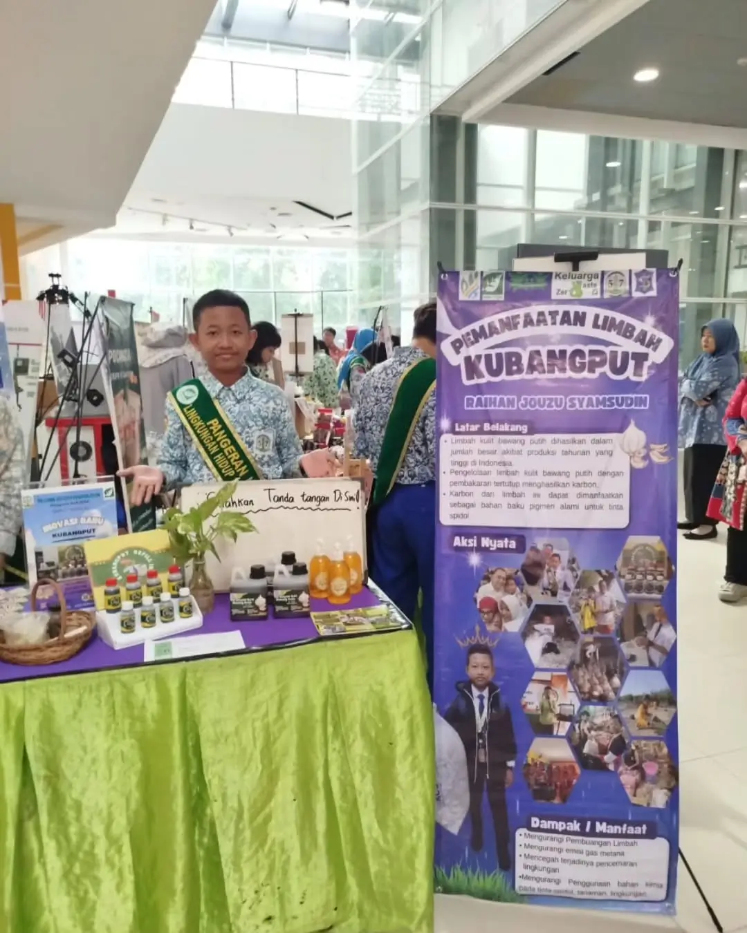 Inovasi dari Hal Sepele Raihan Jouzu Syamsudin Siswa SMP yang Sukses Ciptakan Tinta Spidol dari Sampah Kulit Bawang Putih