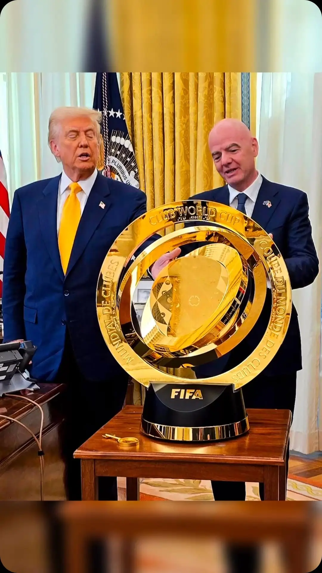 Presiden FIFA, Gianni Infantino, kembali menuai sorotan setelah memberikan pujian terbuka kepada mantan Presiden Amerika Serikat, Donald Trump. (Foto: Instagram Gianni Infantino)
