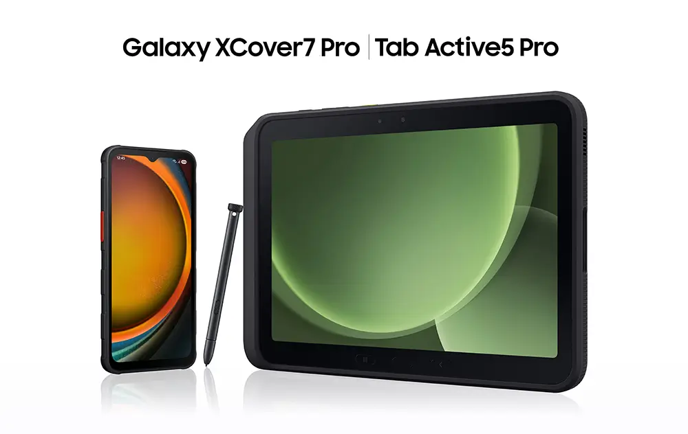 Foto: Galaxy XCover7 Pro dan Tab Active5 Pro (dok. Samsung)