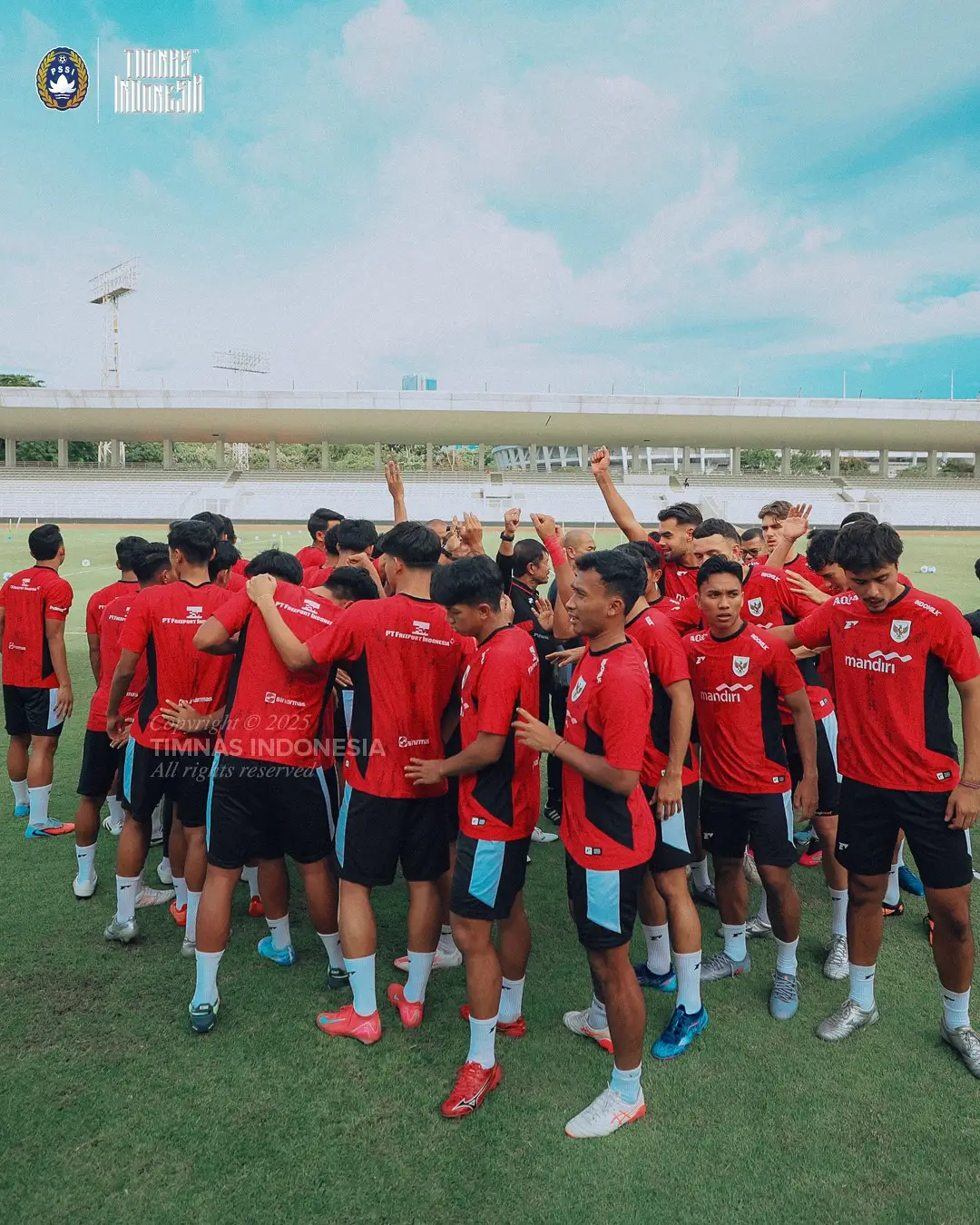 Pemain abroad wajib kembali ke klub setelah FIFA Matchday sehingga pemanggilan untuk SEA Games 2025 tidak dapat dipaksakan. Foto Instagram Timnas Indonesia.