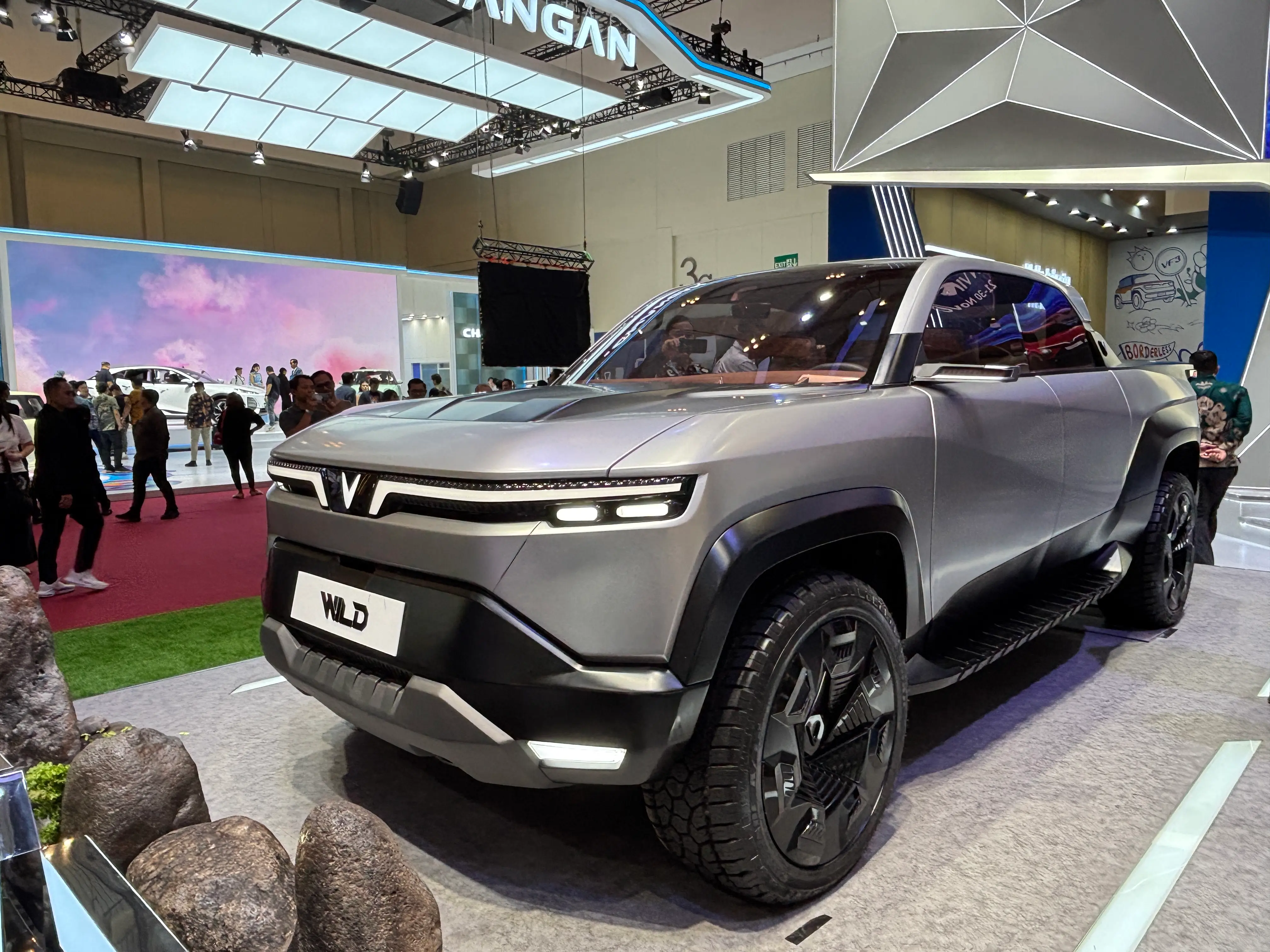 VinFast VF Wild di GJAW 2025. (Foto: ThePhrase.id/Rahma K)