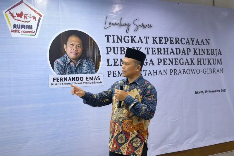 Hasil Survei RPI: Kepercayaan Publik terhadap Penegakan Hukum di Era Prabowo–Gibran Cenderung Positif