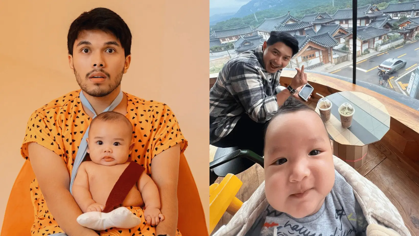 Momen Thariq dan Baby Arash serta Chand Kelvin dan Baby Cadmael (Foto: instagram.com/thariqhalilintar & cadmael_chandegra)