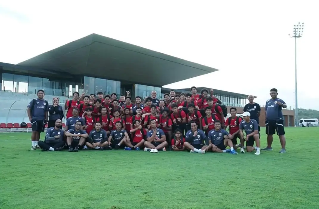 Timnas Indonesia U-17 tiba di Doha, Qatar, Jumat, 31 Oktober 2025, untuk mengikuti Piala Dunia U-17 2025. Foto Instagram Nova Arianto.