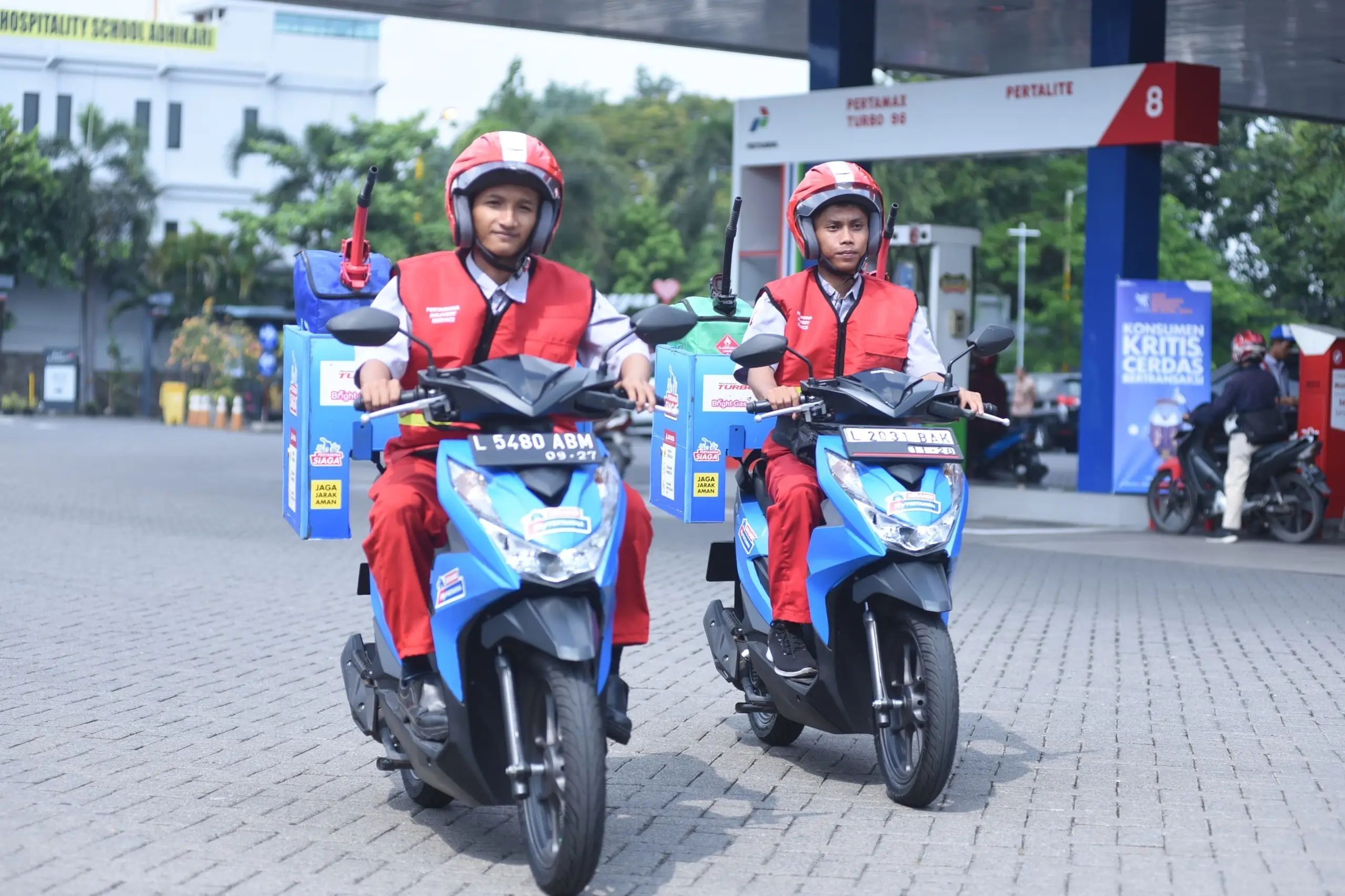Pertamina mengaktifkan Satgas Natal 2025 dan Tahun Baru 2026 (Satgas Nataru) untuk menjaga keamanan dan kenyamanan masyarakat selama 24 jam. (Foto: Dok. Pertamina)