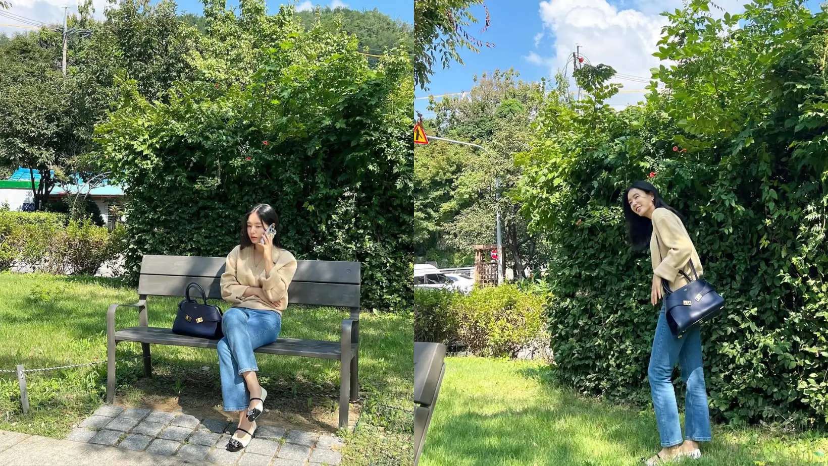 Inspirasi Outfit Effortless ala Aktris Drama Korea Dynamite Kiss  Ahn Eunjin