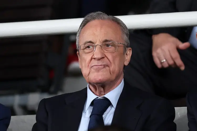 Presiden Real Madrid, Florentino Perez, mengkritik keras UEFA. Foto X Real Madrid.