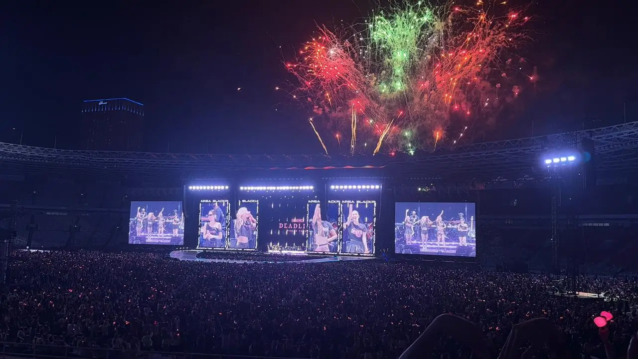 Konser BLACKPINK “Deadline World Tour” hari pertama di Jakarta, Sabtu (1/11). (Foto: Istimewa)