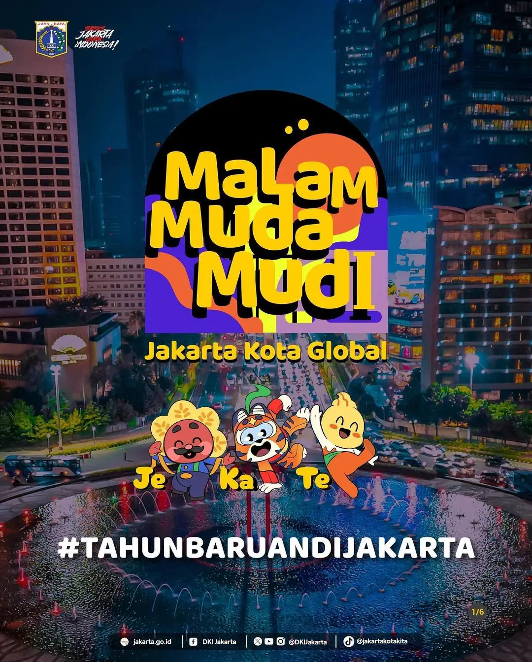 Malam Muda-Mudi Jakarta 2023. (Foto: Instagram/dkijakarta)