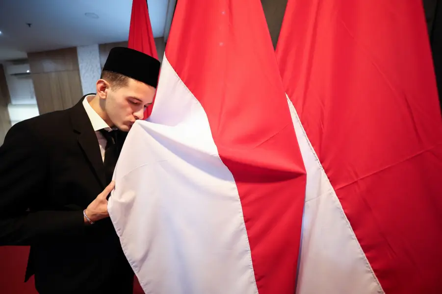 Justin Hubner sudah sah menjadi WNI. Foto PSSI.