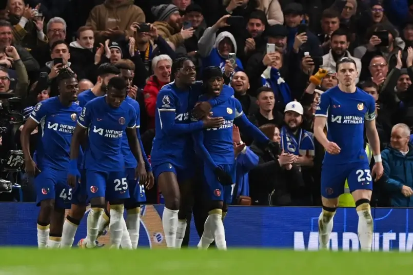 Chelsea menang tipis 2-1 atas Crystal Palace. Foto: Chelsea