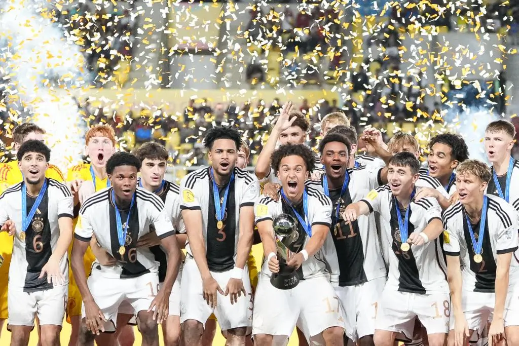 Pesta Timnas Jerman U-17 di Piala Dunia U-17 2023. (Foto: PSSI)