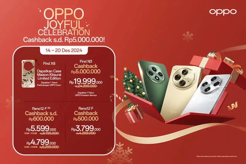 Foto: Promo OPPO Joyful Celebration (dok. OPPO Indonesia)