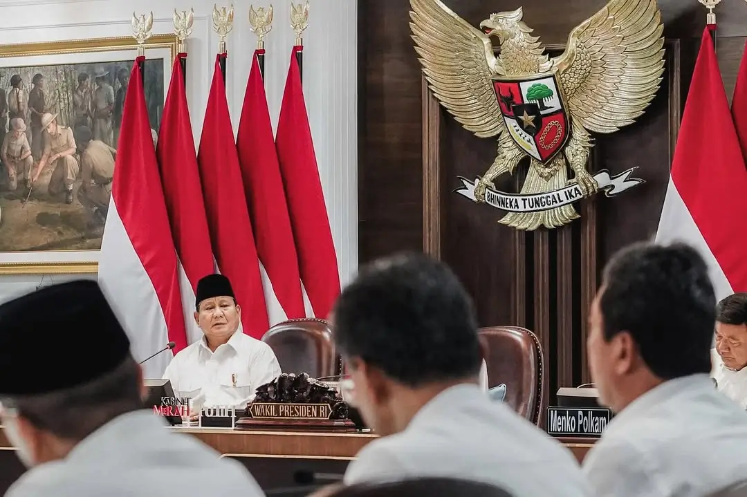 Presiden RI Prabowo Subianto pimpin Sidang Kabinet Paripurna di Istana Kepresidenan, Jakarta, Senin (2/12/24). (Foto: Instagram/presidenrepublikindonesia)