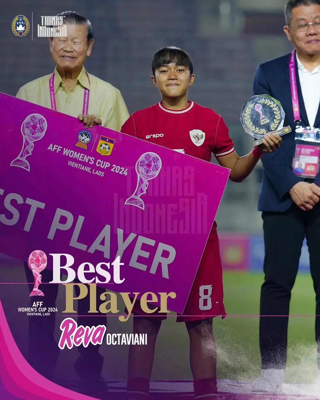Reva Octaviani  Bintang Muda Timnas Putri yang Ukir Sejarah di Piala AFF Wanita 2024