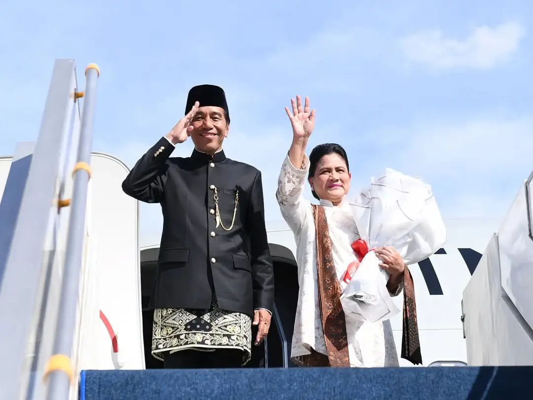 Presiden Ke-7 RI Joko Widodo dan istri, Iriana Joko Widodo. (Foto: Instagram/Jokowi)