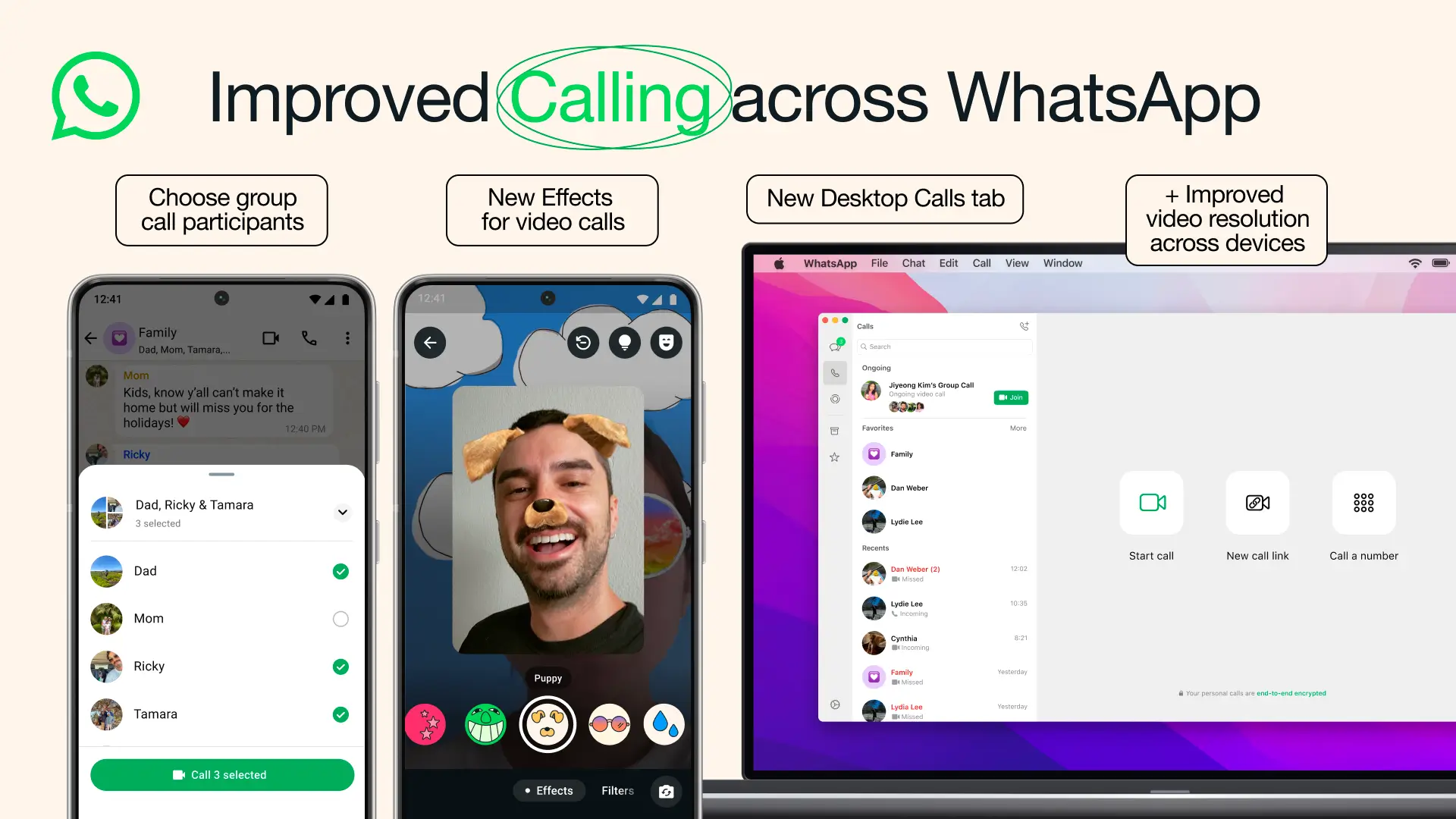 Foto: Fitur Panggilan Baru WhatsApp (dok. WhatsApp)