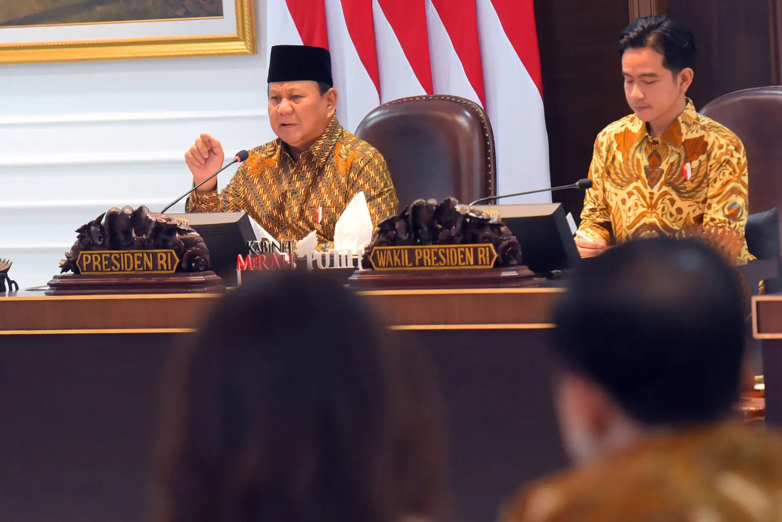 Foto: Presiden Prabowo Subianto dan Wakil PResiden Gibran Rakabuming Raka (Humas Setkab/Rahmat)