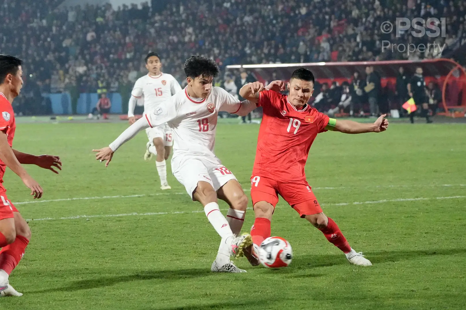 Timnas Indonesia kalah 0-1 dari Timnas Vietnam pada Minggu malam, (15/12/2024) di Stadion Viet Tri, Viet Tri dalam pertandingan ketiga Grup B ASEAN Cup 2024. Foto: Istimewa