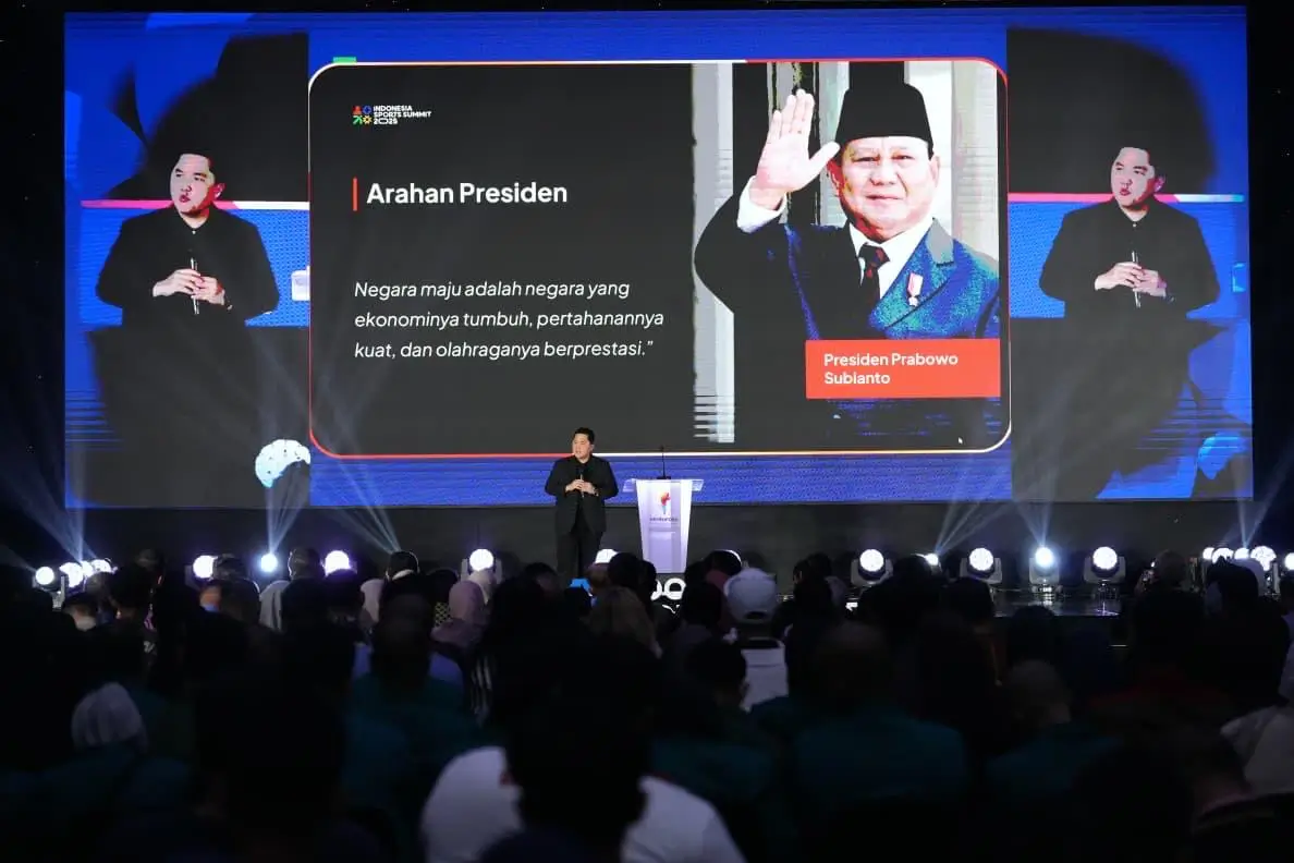 Erick Thohir Buka Indonesia Sport Summit 2025 Kita Bisa Jadi Kekuatan Baru Industri Olahraga Dunia
