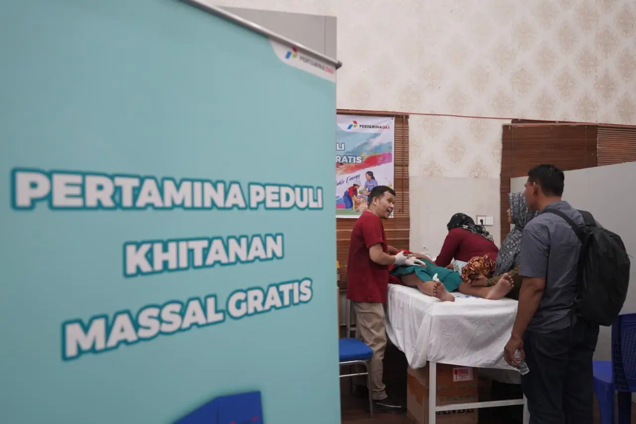 Tebarkan Energi Kebaikan  Pertamina Gas Gelar Khitanan Massal dan Santunan Anak Yatim di Wilayah Rokan